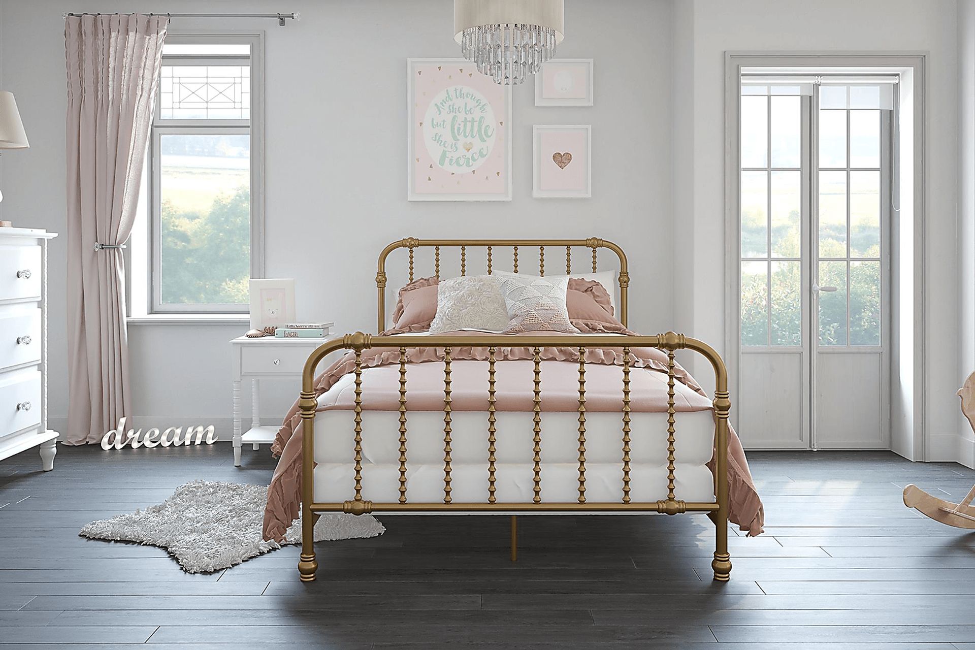 Kids Wynor Gold Full Bed - Image 3