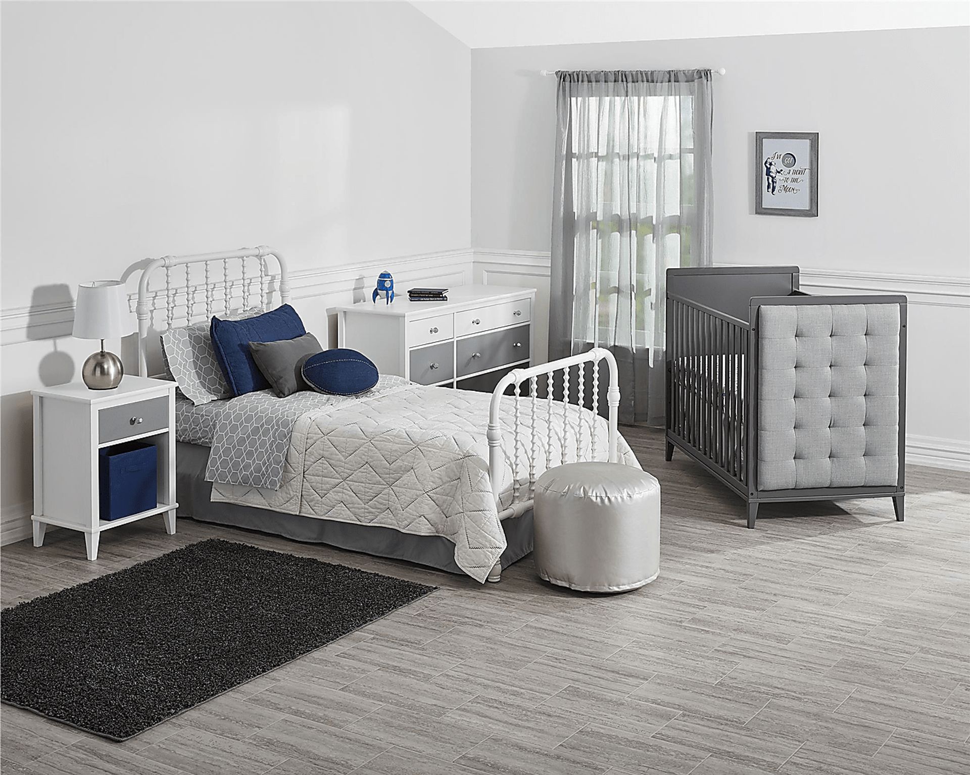 Kids Wynor White Twin Bed - Image 3