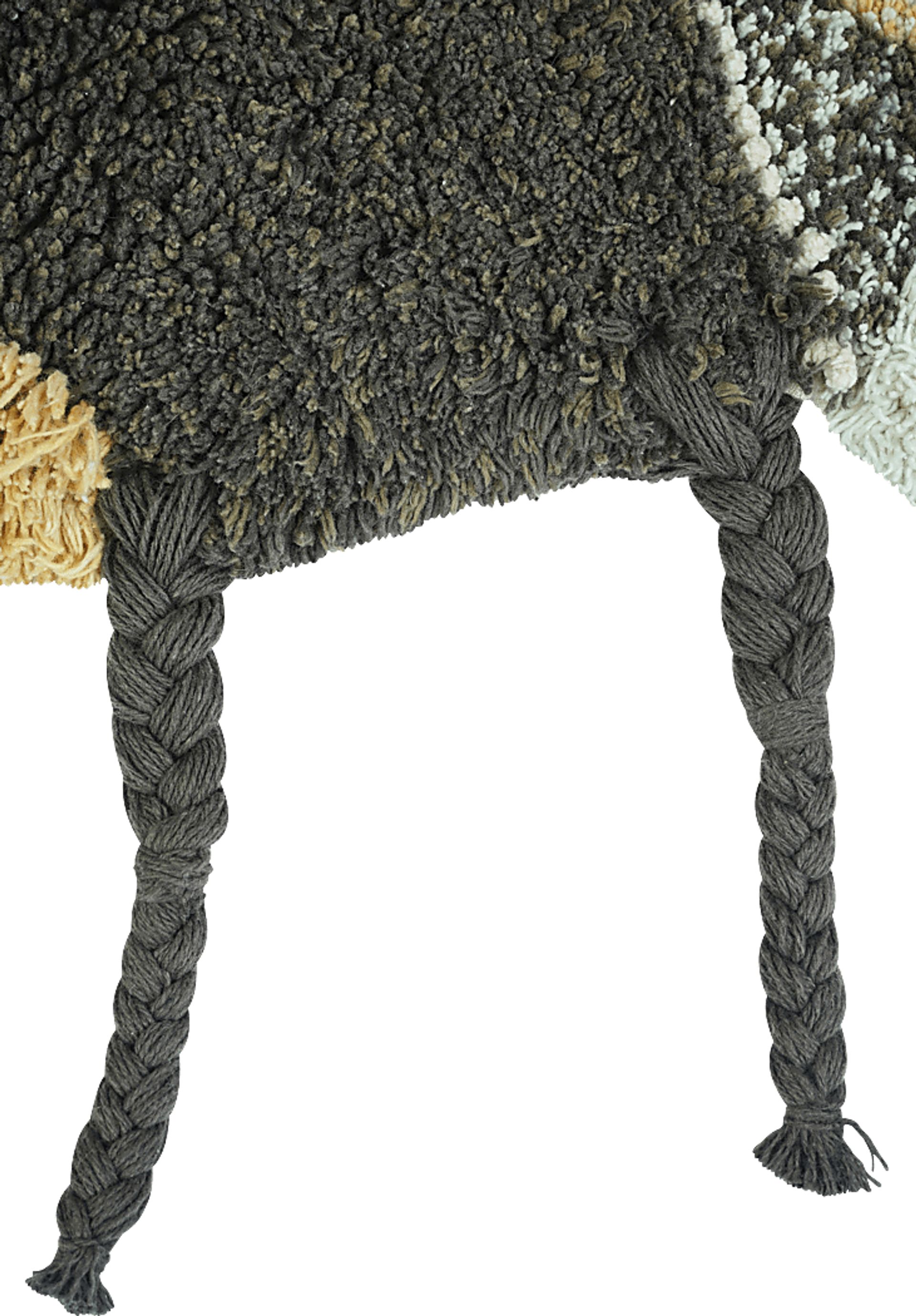 Kids Yellow 3'9 x 5' Machine Washable Bee Rug - Image 8