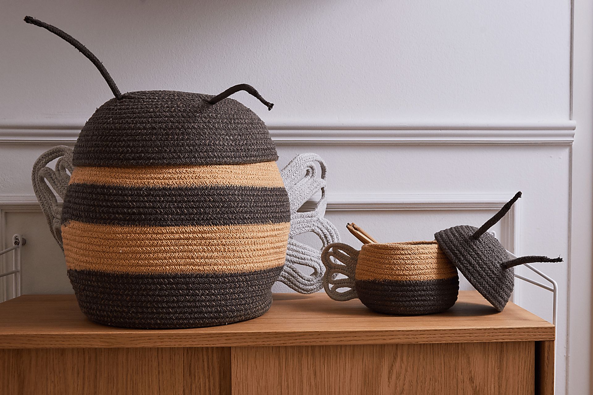 Kids Yellow Bee Basket - Image 2