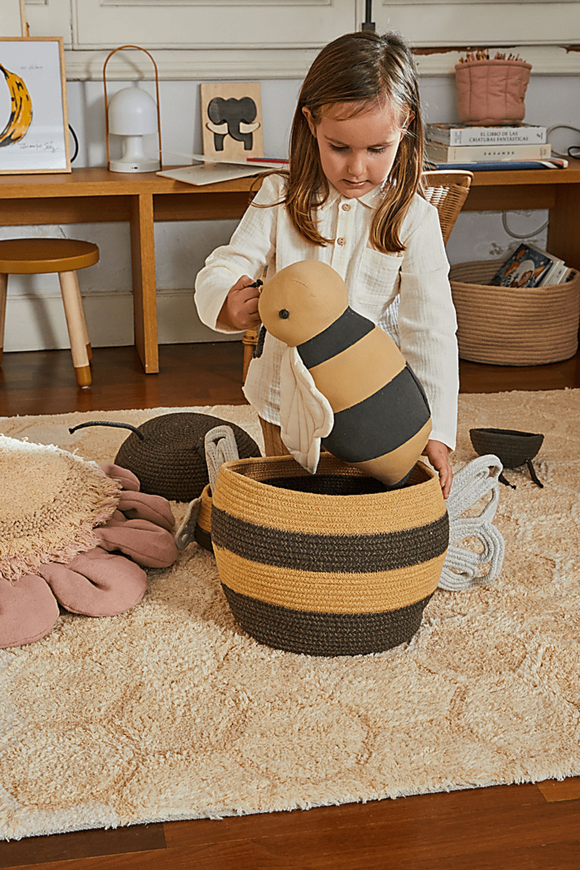 Kids Yellow Bee Basket - Image 6