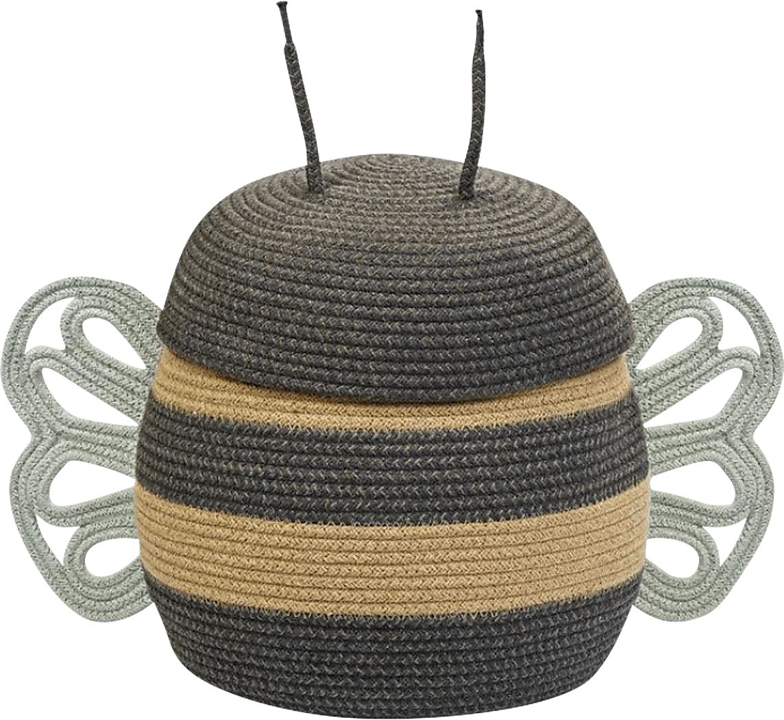 Kids Yellow Bee Basket