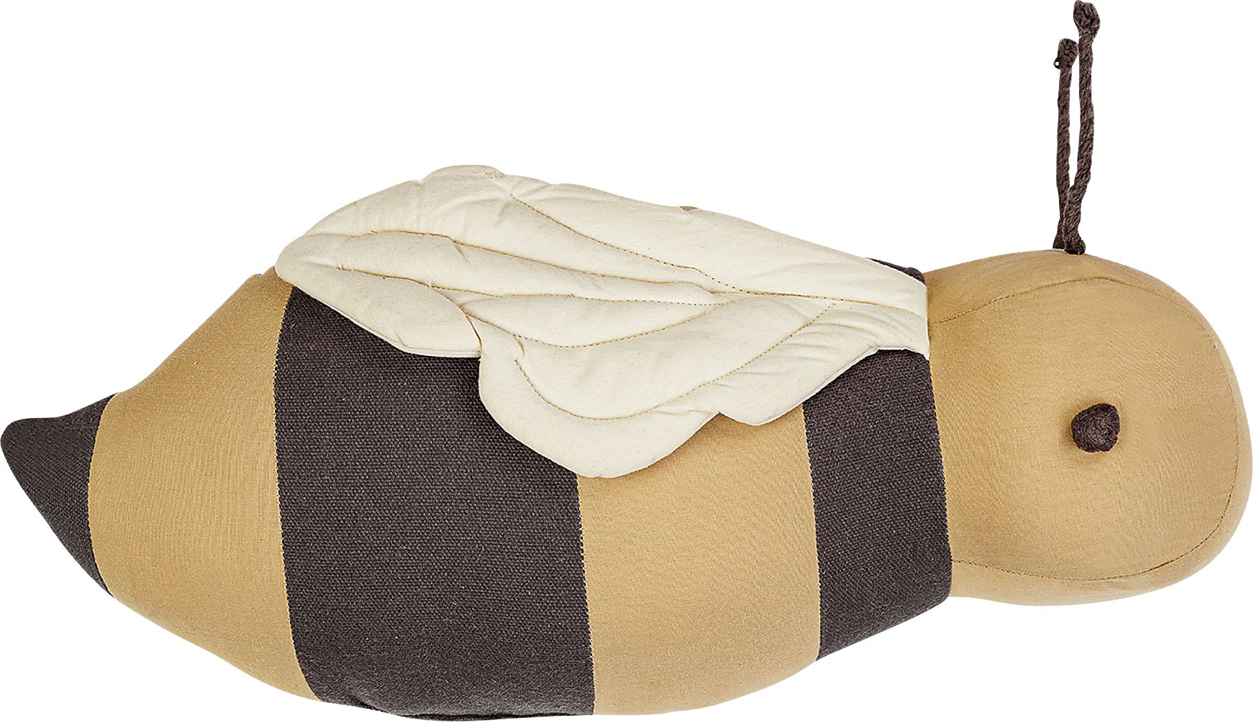 Kids Yellow Buzzy Bee Pillow - Thumbnail 2