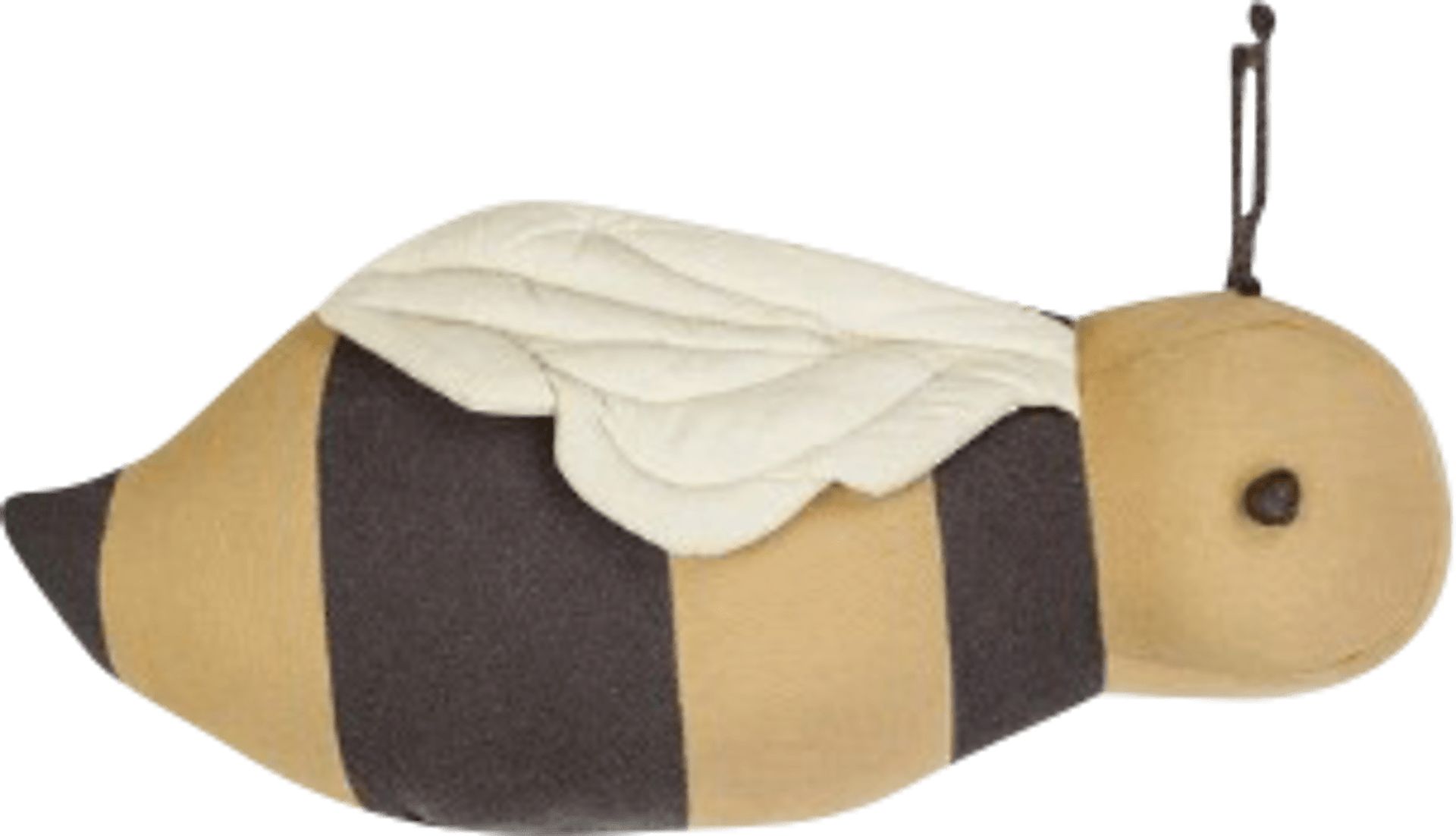 Kids Yellow Buzzy Bee Pillow - Image 1