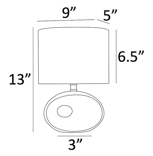 Kids Zabelle Light Blue Lamp - Thumbnail - Image 3