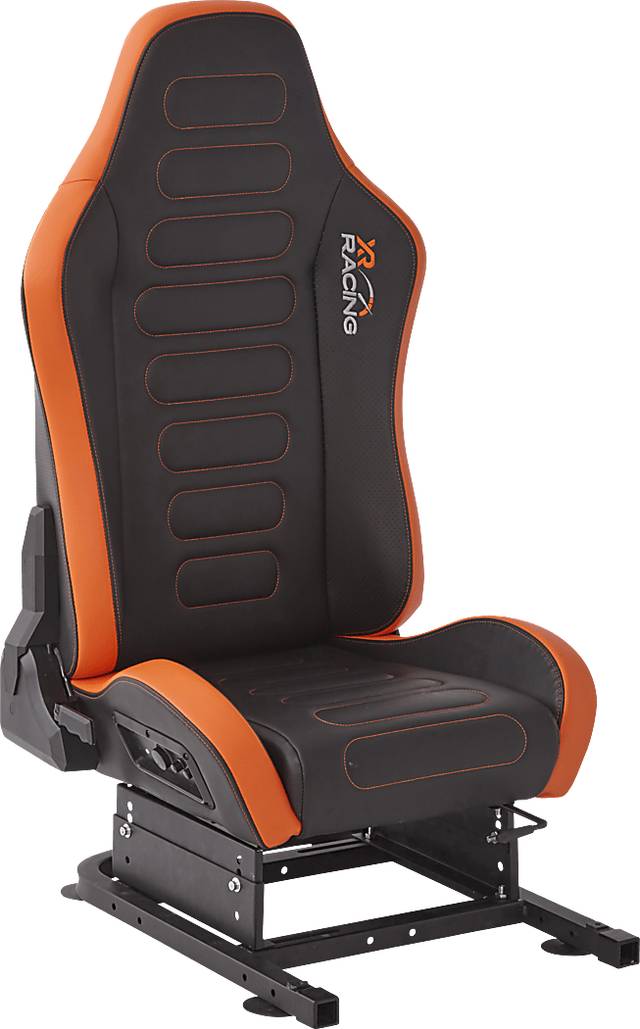 Kids Zalman Black/Orange Gaming Chair - Thumbnail - Image 1