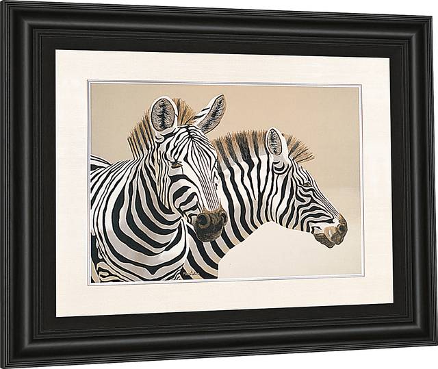 Kids Zebra March Gray Artwork - Thumbnail - Image 1