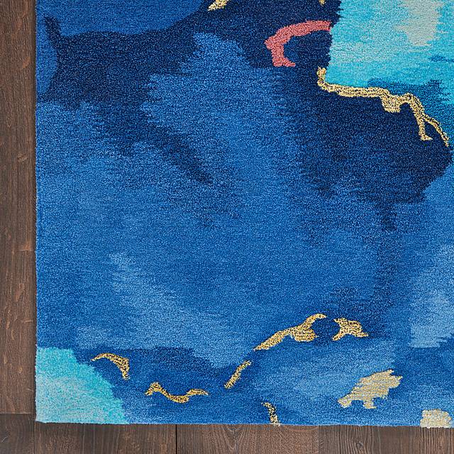 Kids Zebula Blue 4' x 6' Rug - Thumbnail - Image 5