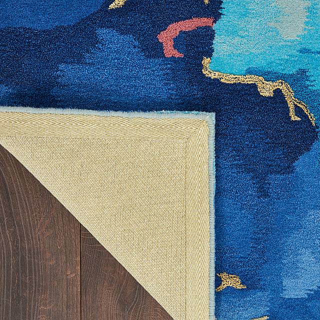 Kids Zebula Blue 4' x 6' Rug - Thumbnail - Image 6