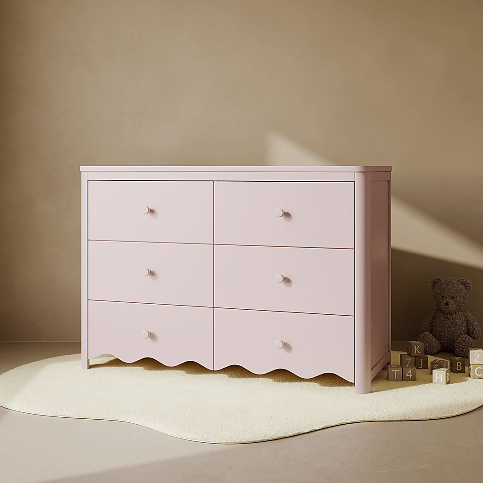 Kids Zoana Blush Dresser - Image 2