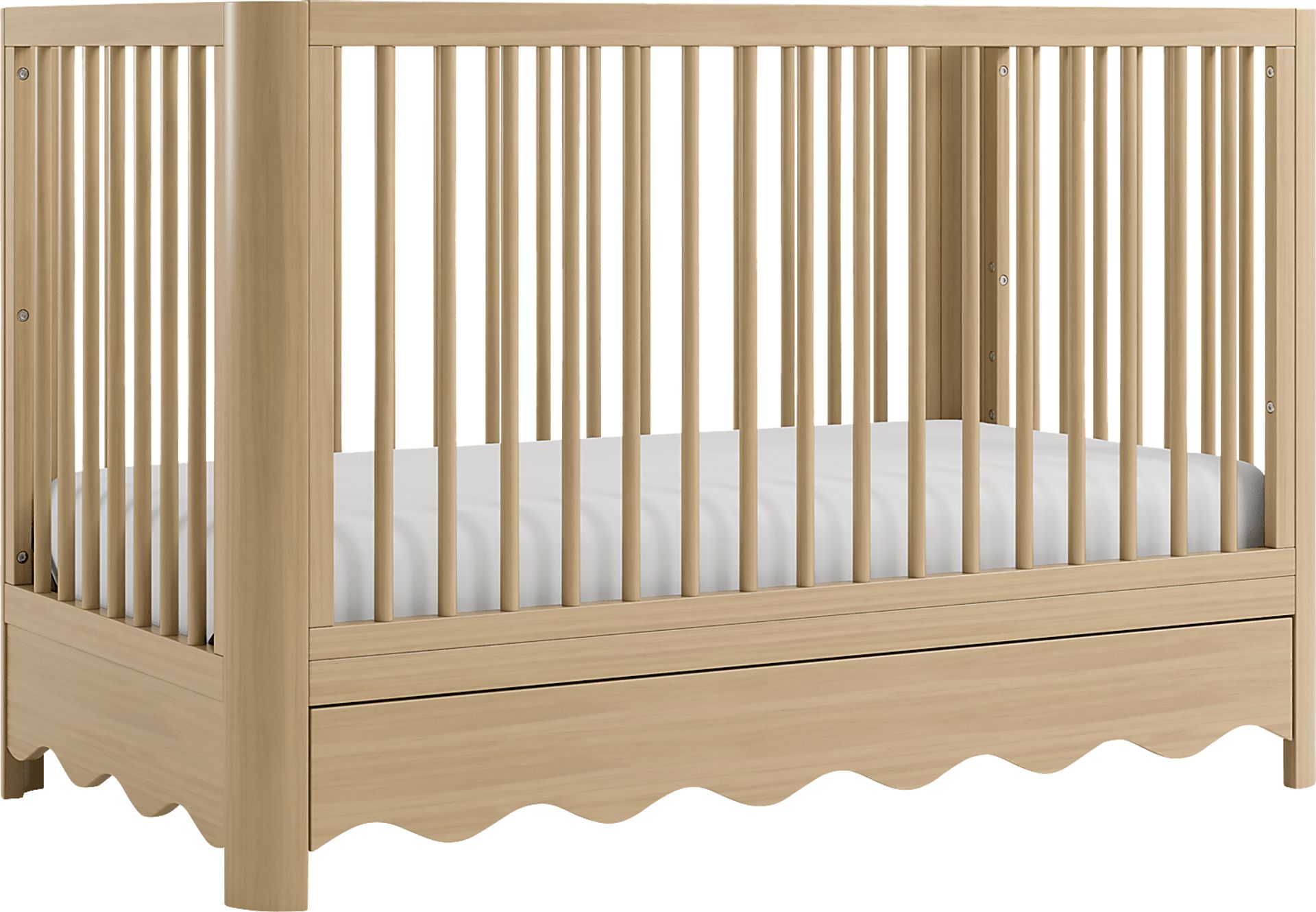 Kids Zoana Brown Convertible Crib - Image 9