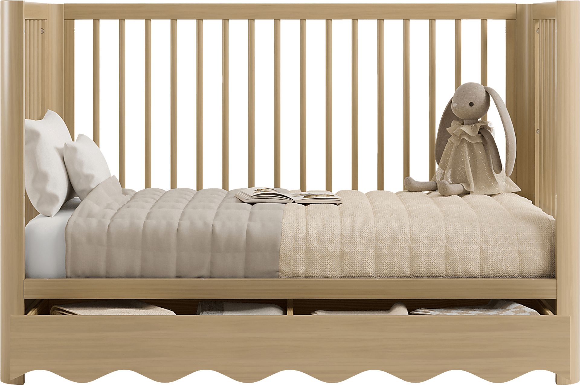 Kids Zoana Brown Convertible Crib - Image 10