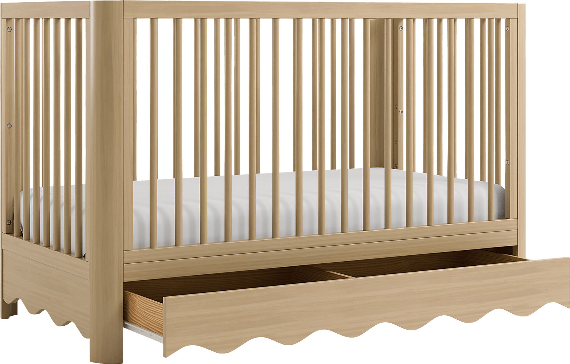 Kids Zoana Brown Convertible Crib - Image 1