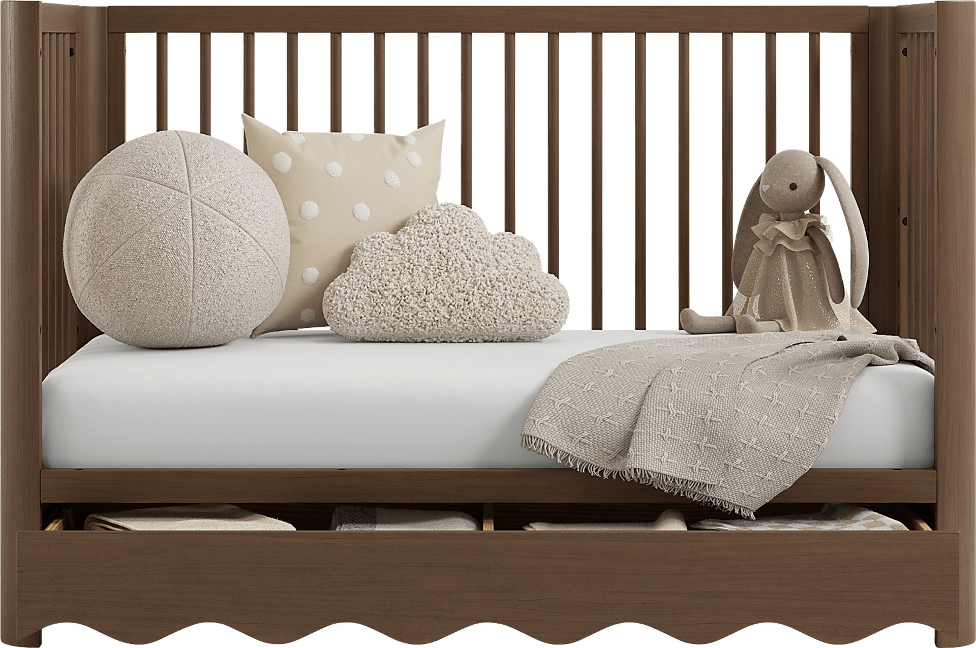 Kids Zoana Hazelnut Convertible Crib - Image 10