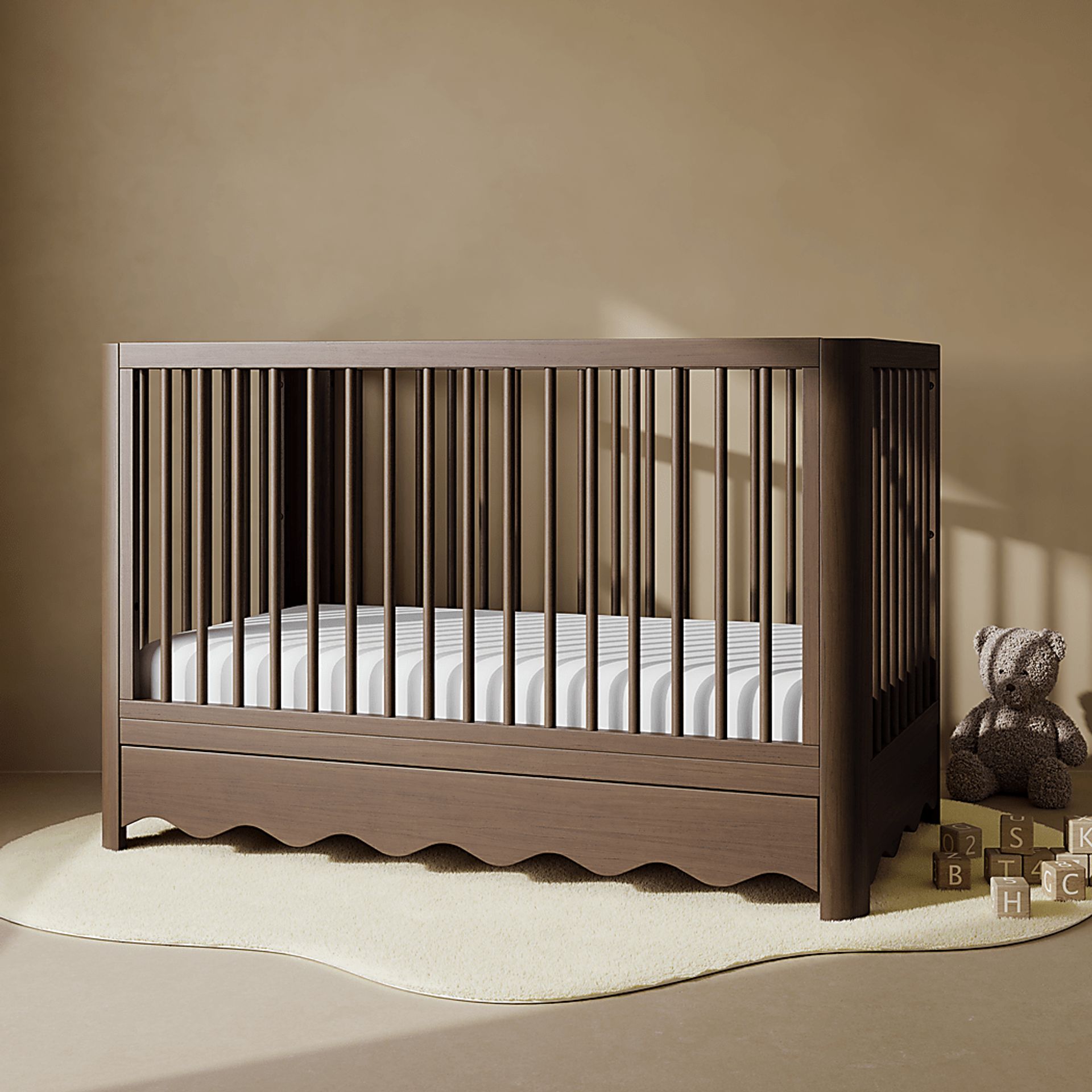 Kids Zoana Hazelnut Convertible Crib - Image 4