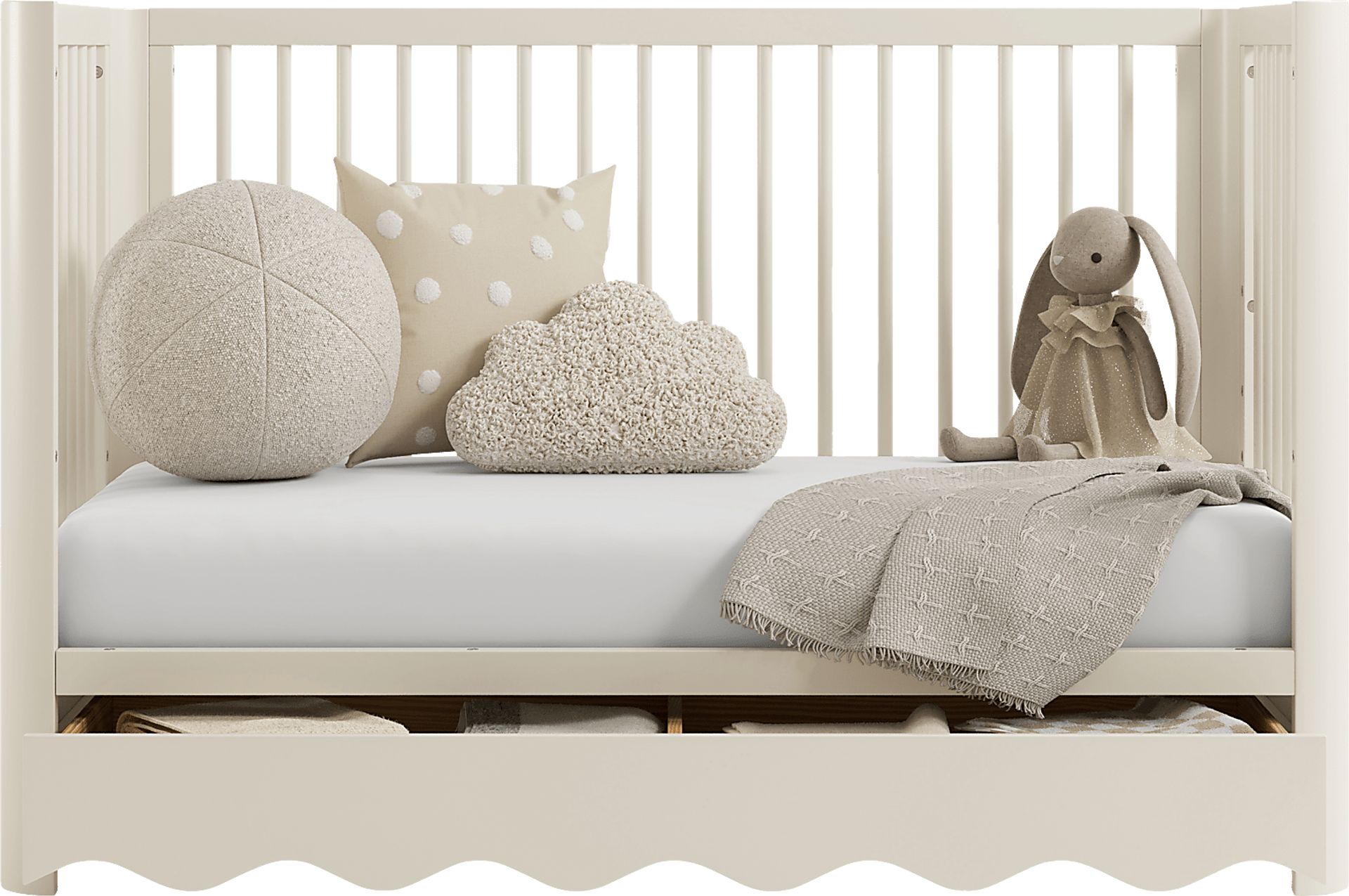 Kids Zoana Oat Convertible Crib - Image 8