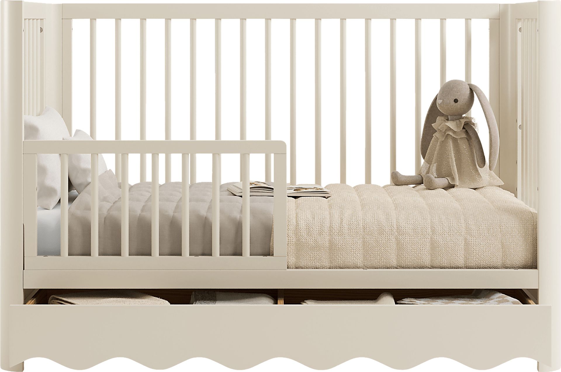 Kids Zoana Oat Convertible Crib - Image 9