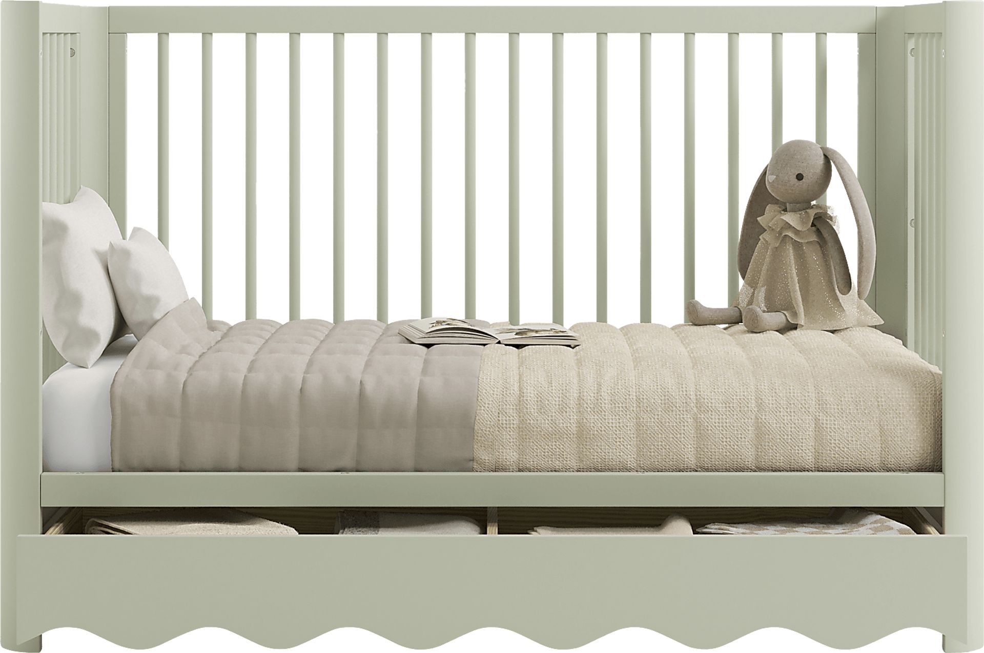 Kids Zoana Sage Convertible Crib - Image 9