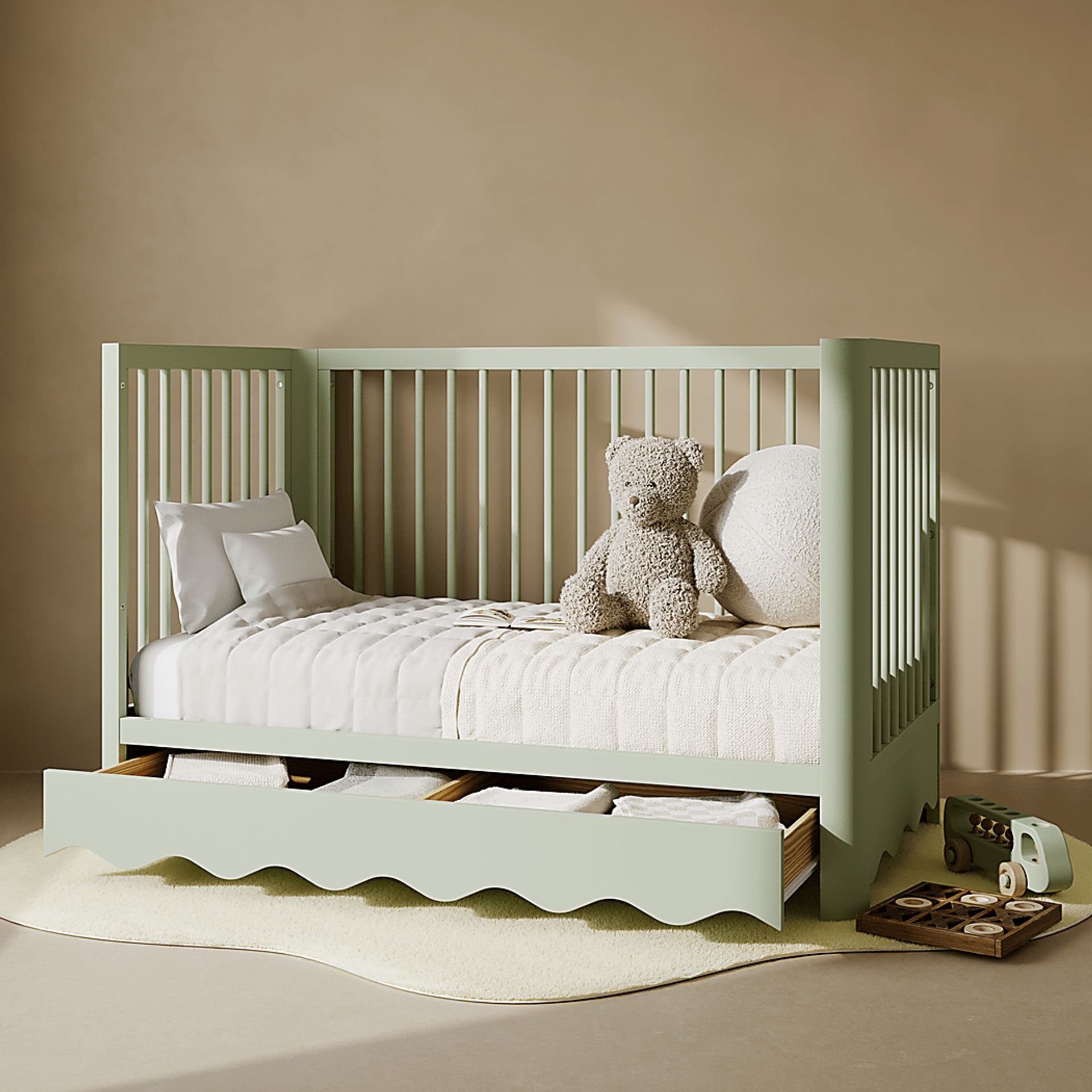 Kids Zoana Sage Convertible Crib - Image 4