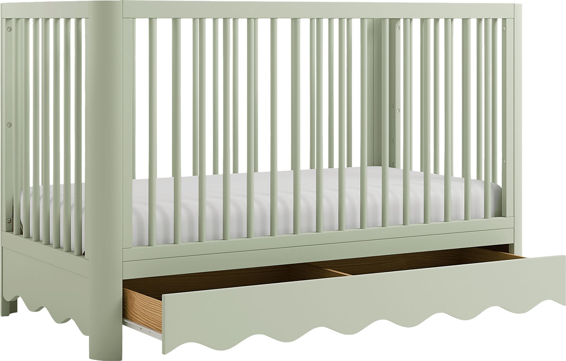 Kids Zoana Sage Convertible Crib - Image 1