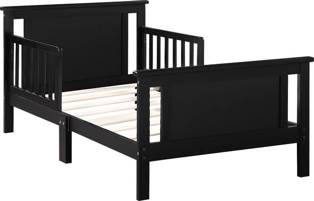 Kids Zolari Black Toddler Bed - Thumbnail - Image 7