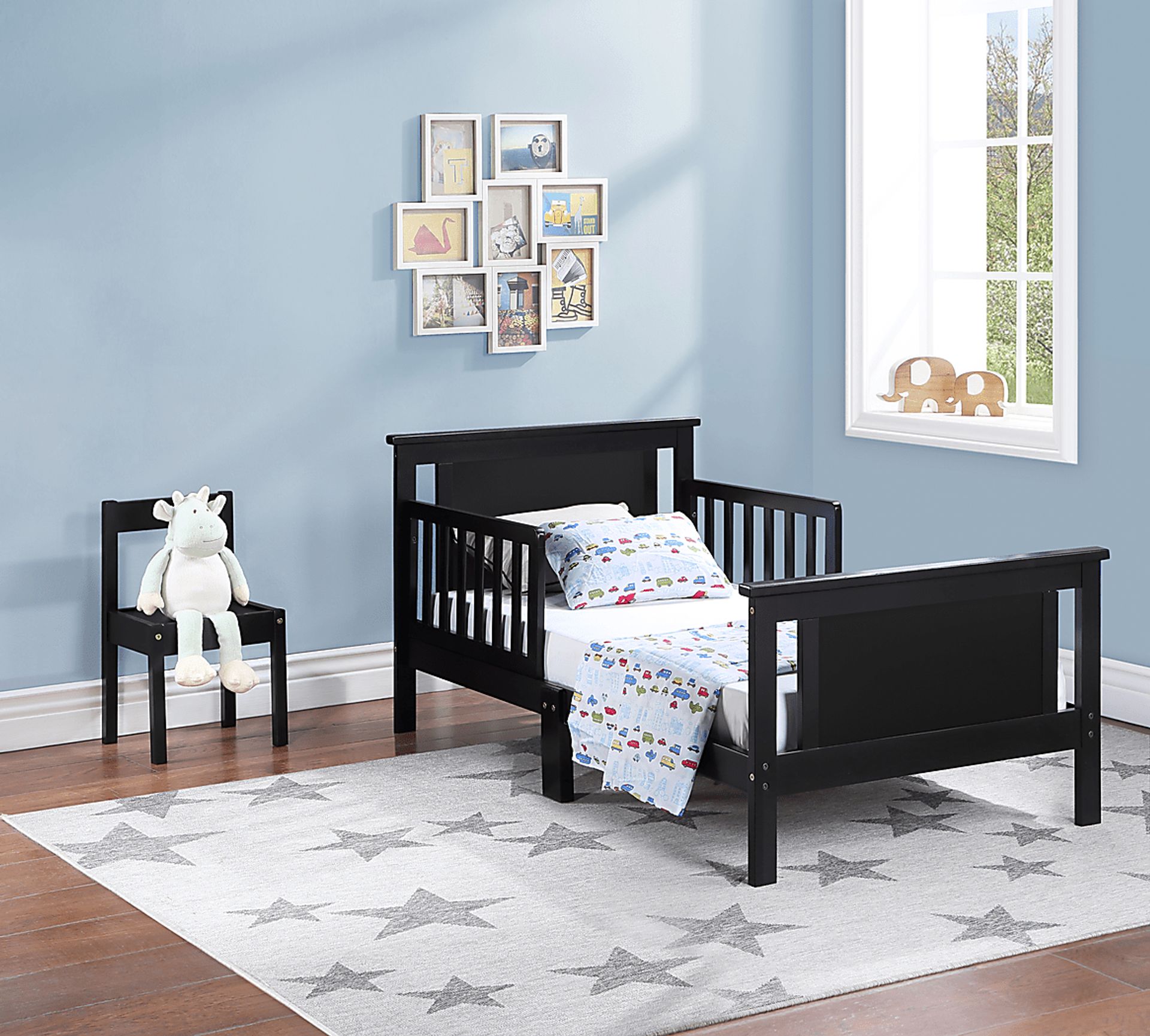 Kids Zolari Black Toddler Bed - Image 2