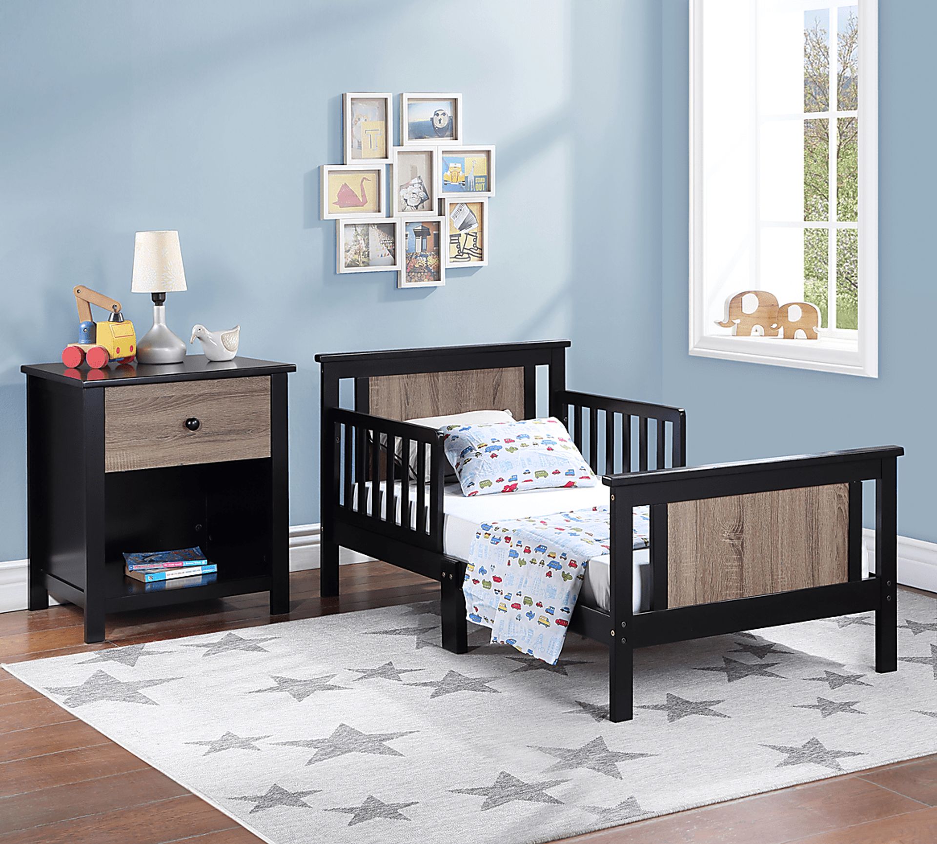 Kids Zolari Black Toddler Bed - Image 4