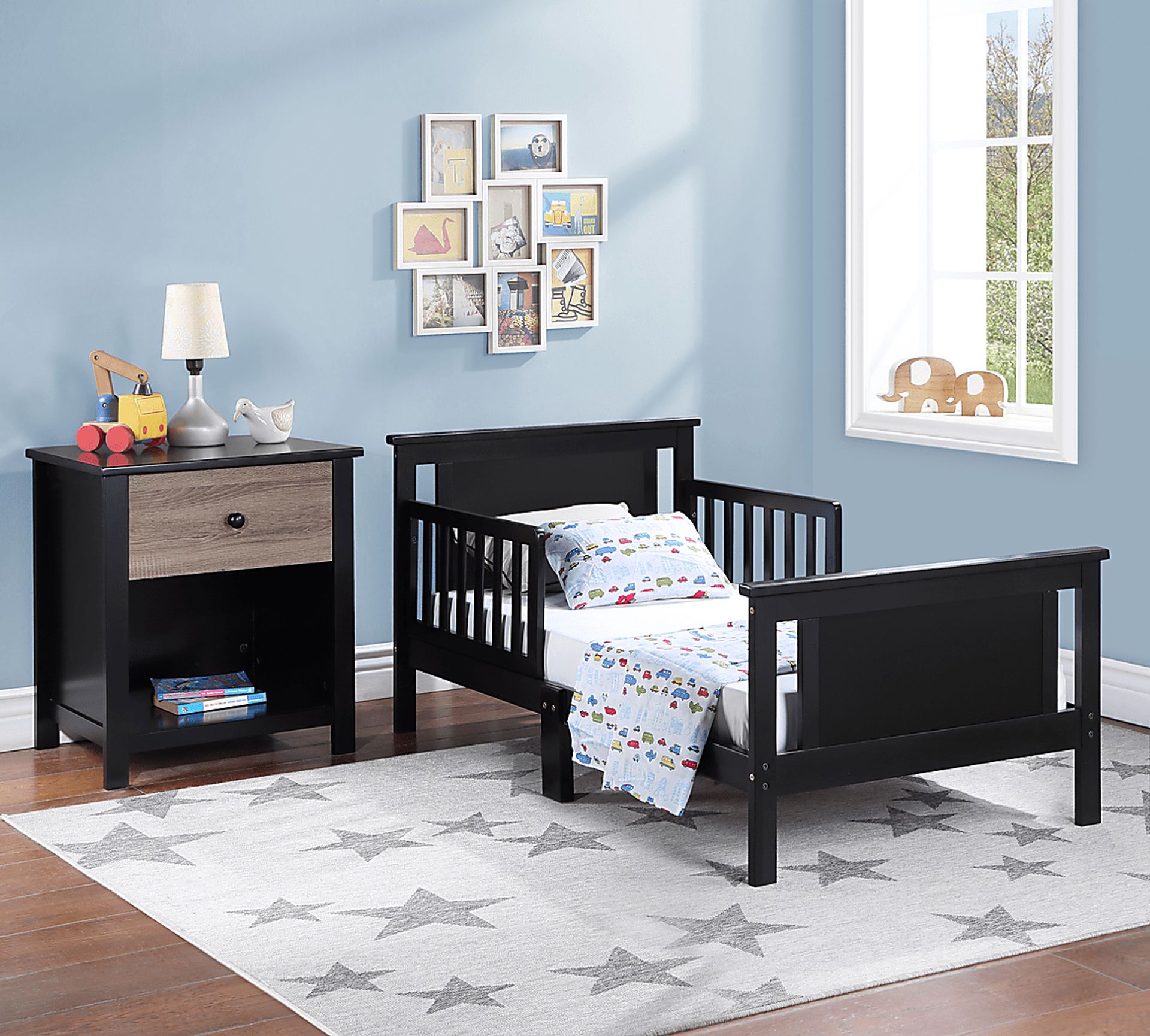 Kids Zolari Black Toddler Bed - Image 5