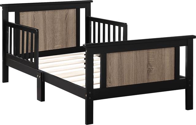 Kids Zolari Black Toddler Bed - Thumbnail - Image 6