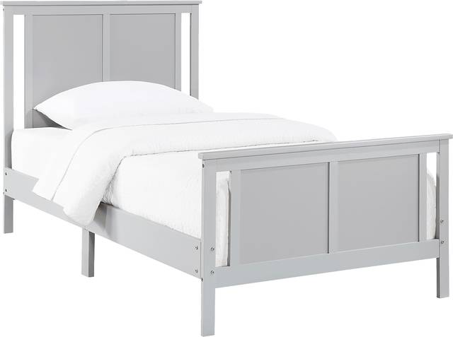 Kids Zolari Gray Twin Bed - Thumbnail - Image 4