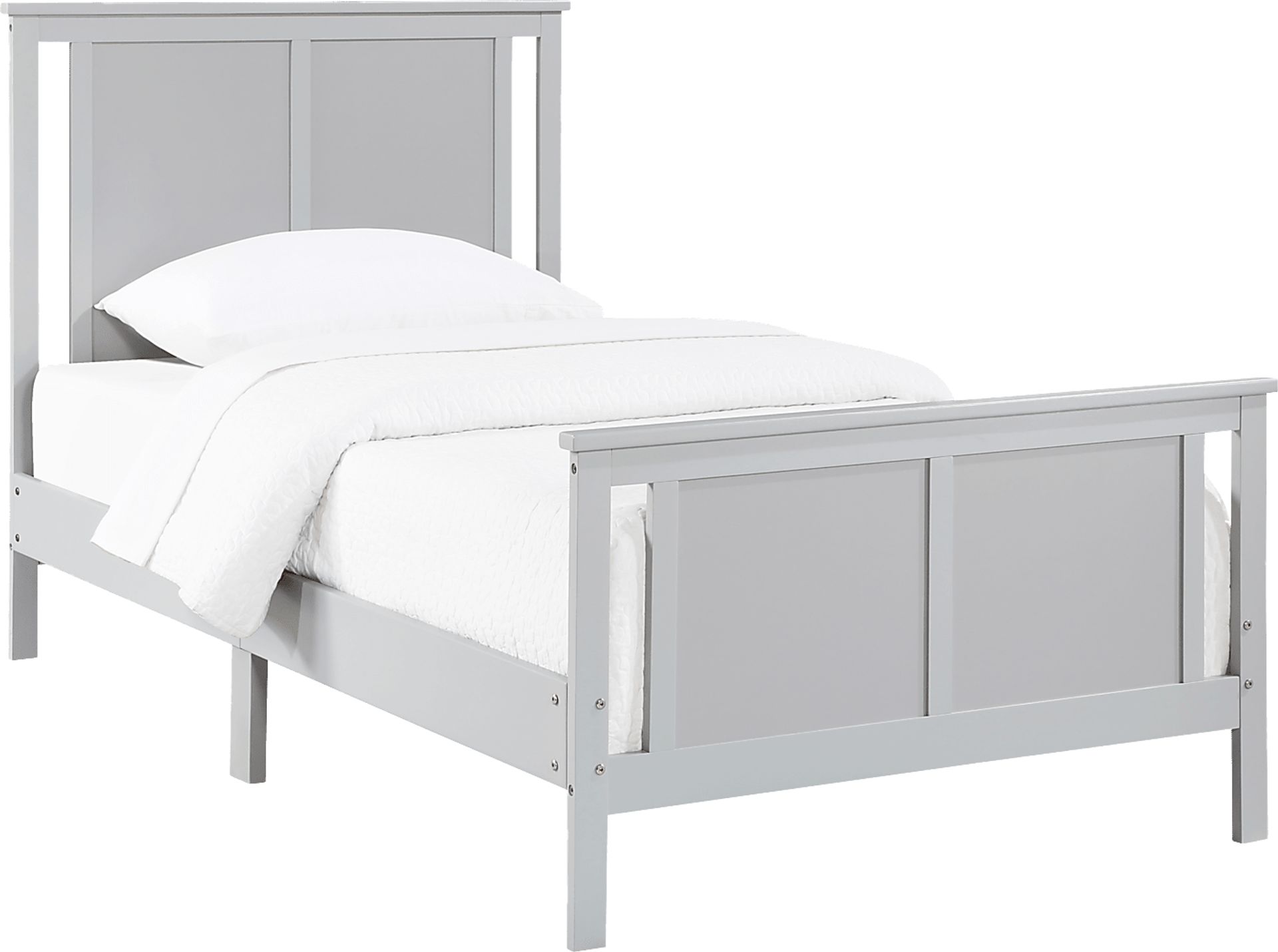Kids Zolari Gray Twin Bed - Image 4