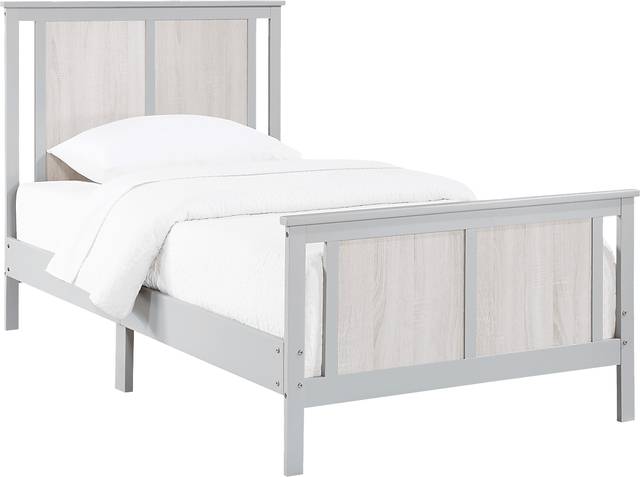 Kids Zolari Gray Twin Bed - Thumbnail - Image 1