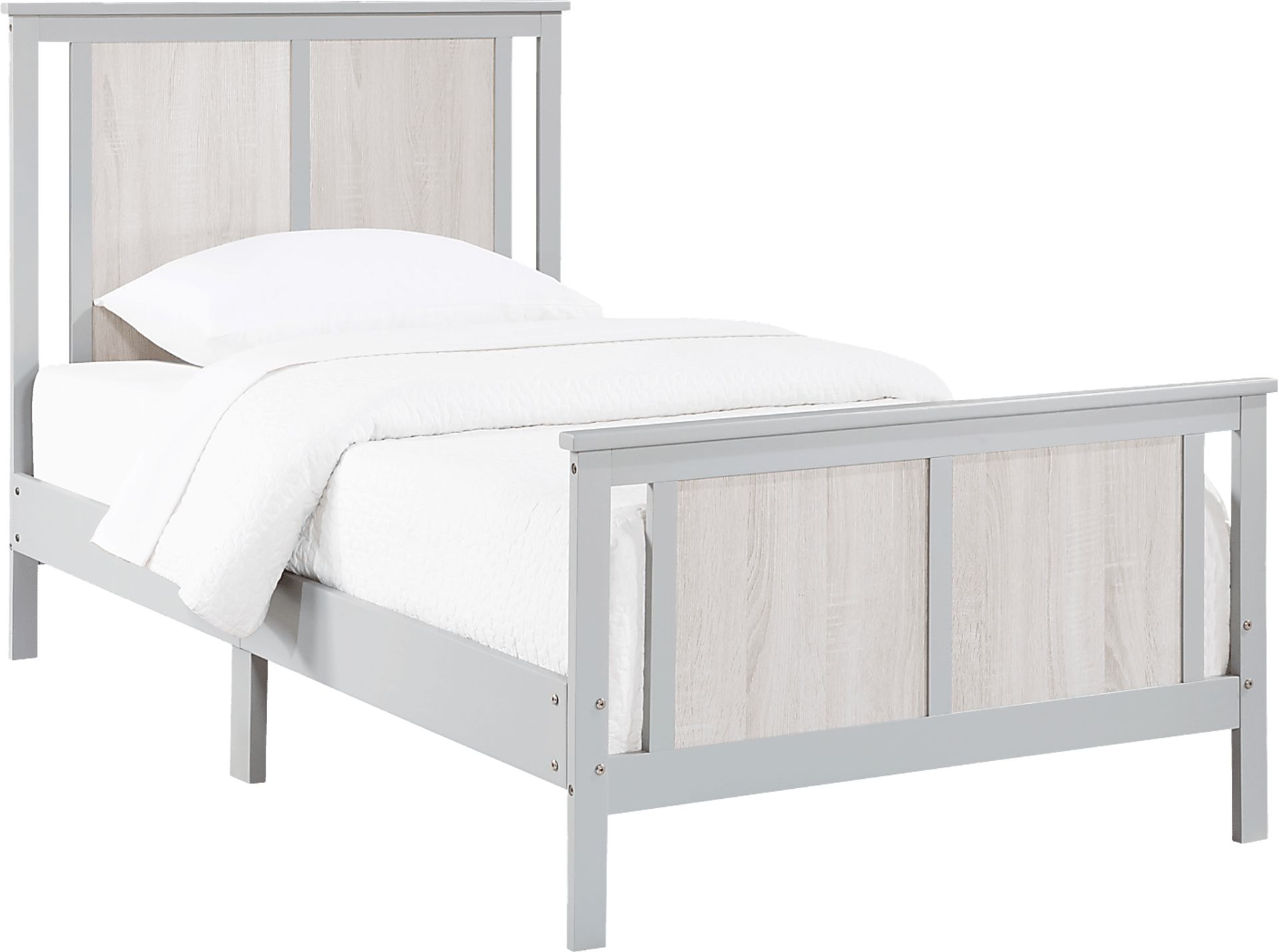 Kids Zolari Gray Twin Bed - Image 1
