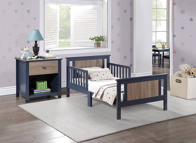 Kids Zolari Midnight Blue Toddler Bed - Thumbnail - Image 3