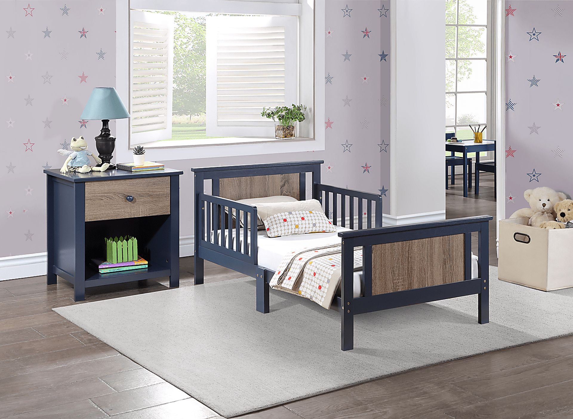 Kids Zolari Midnight Blue Toddler Bed - Image 3