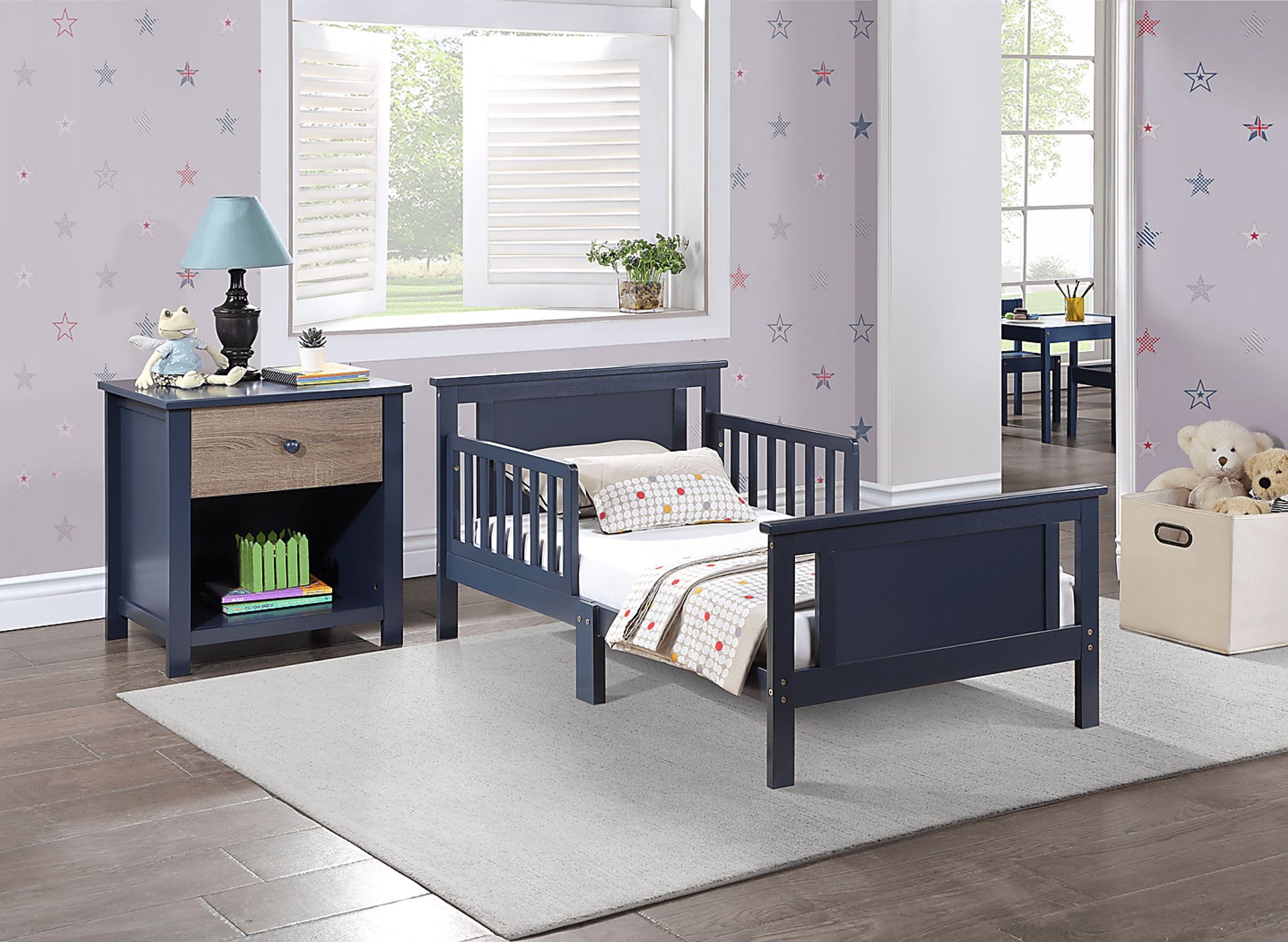 Kids Zolari Midnight Blue Toddler Bed - Image 4