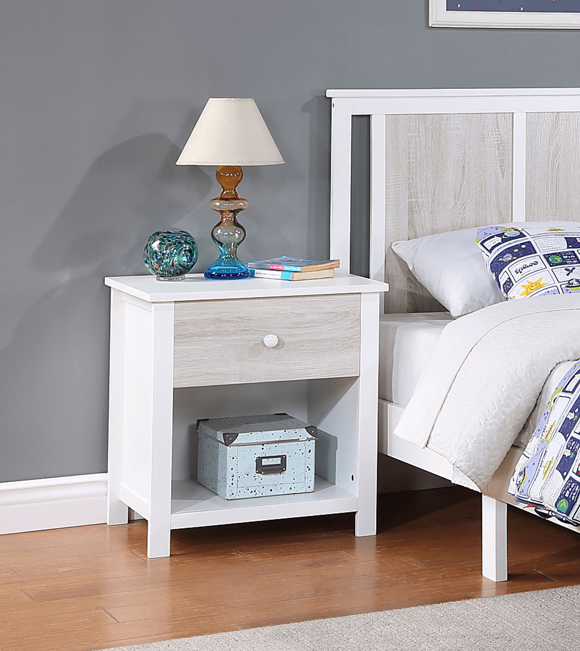 Kids Zolari White Nightstand - Image 2