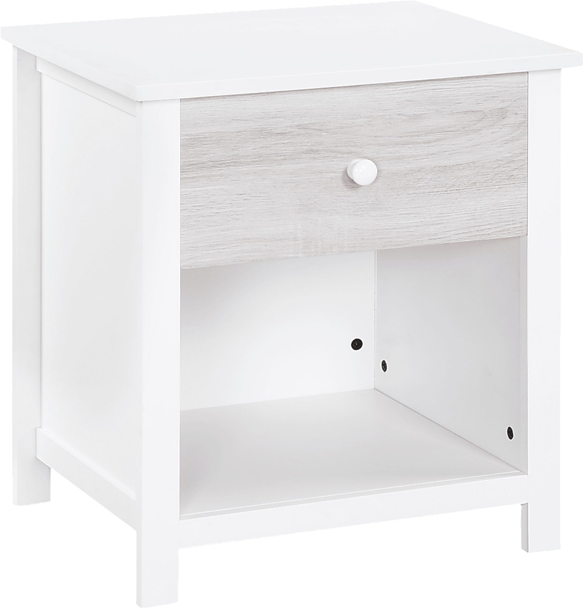 Kids Zolari White Nightstand - Image 1