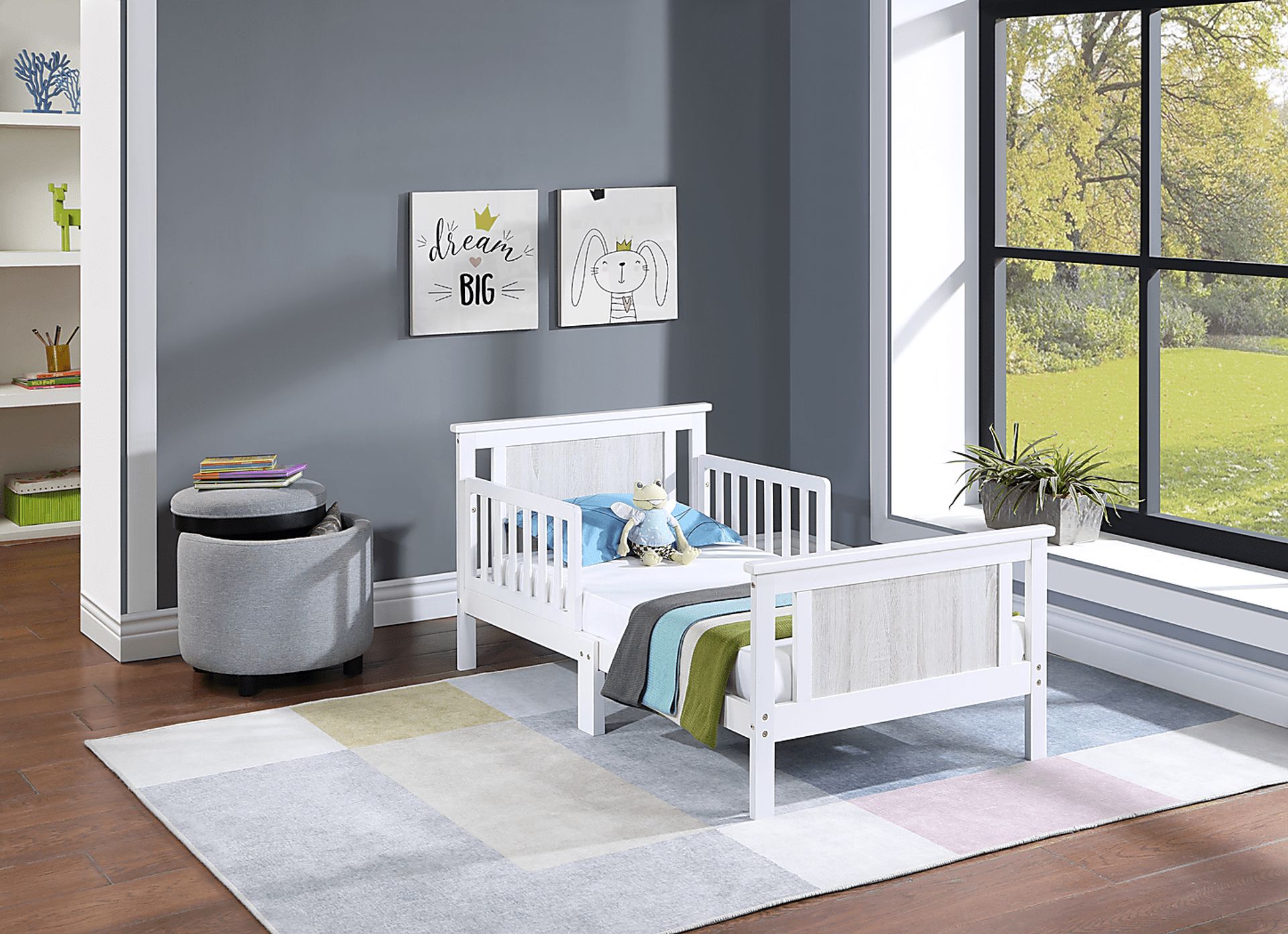 Kids Zolari White Toddler Bed - Image 2
