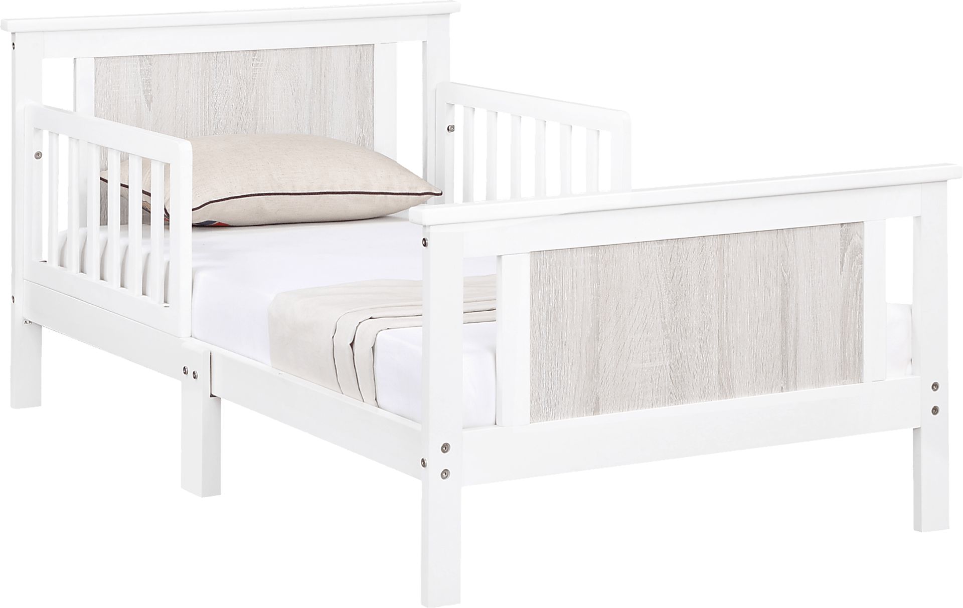 Kids Zolari White Toddler Bed - Image 1