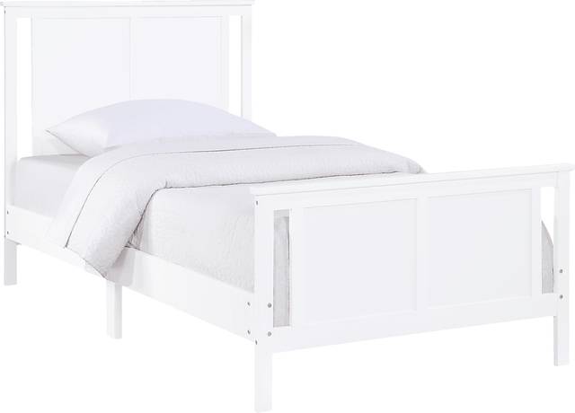 Kids Zolari White Twin Bed - Thumbnail - Image 4