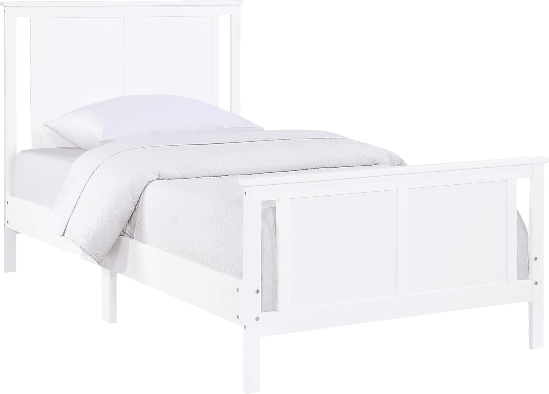 Kids Zolari White Twin Bed - Image 4