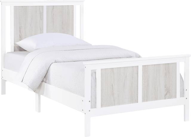Kids Zolari White Twin Bed - Thumbnail - Image 1