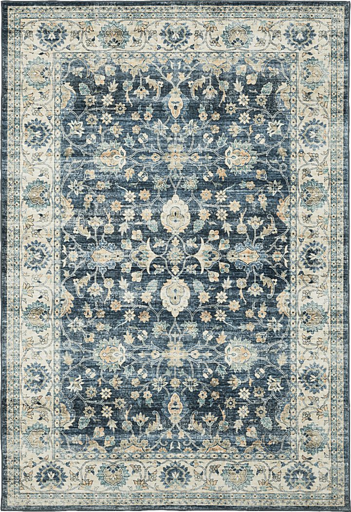 Kids Zolly Blue 7'6 x 10' Rug