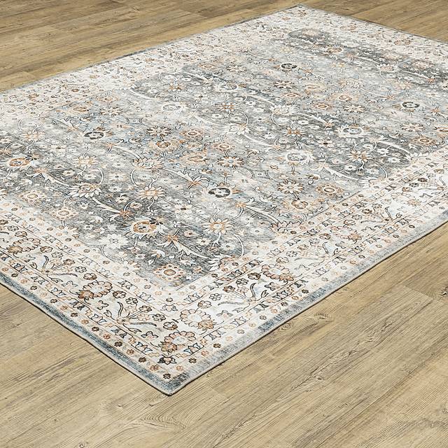 Kids Zolly Gray 5' x 7' Rug - Thumbnail - Image 2