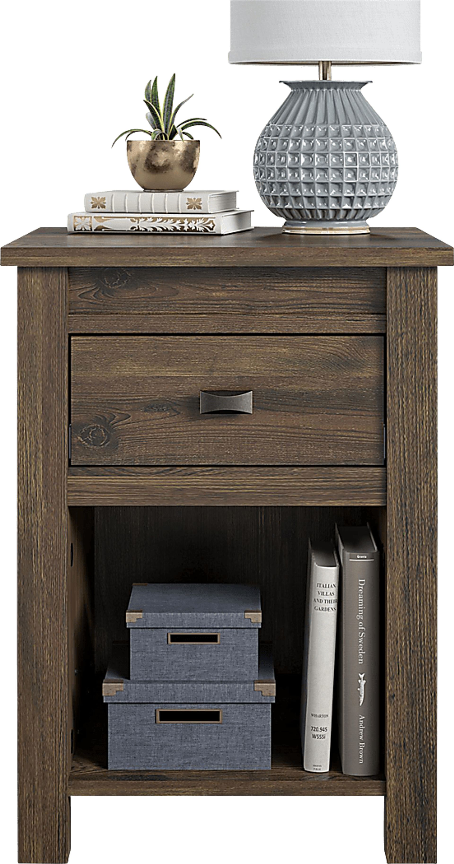 Kiedel Brown Nightstand - Image 3