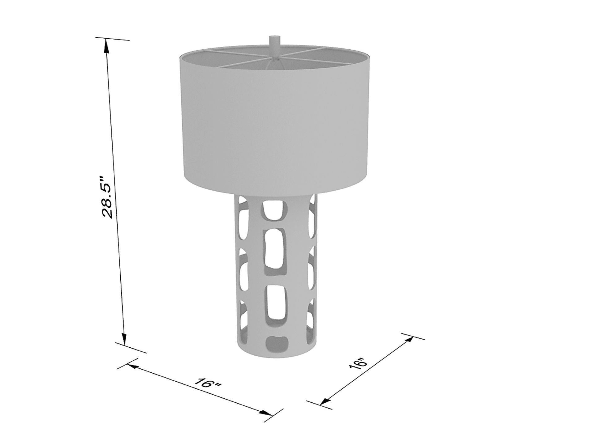Kieland Grove Black Lamp - Image 9