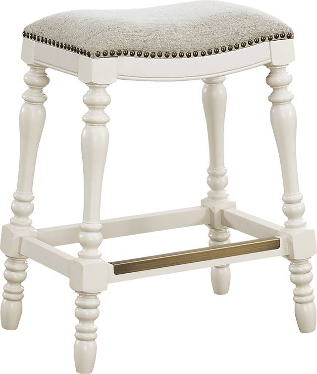 Kielman Beige Counter Stool - Thumbnail - Image 1