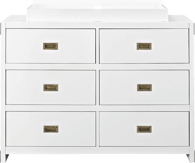 Kiernan White Dresser and Topper Set - Thumbnail - Image 2