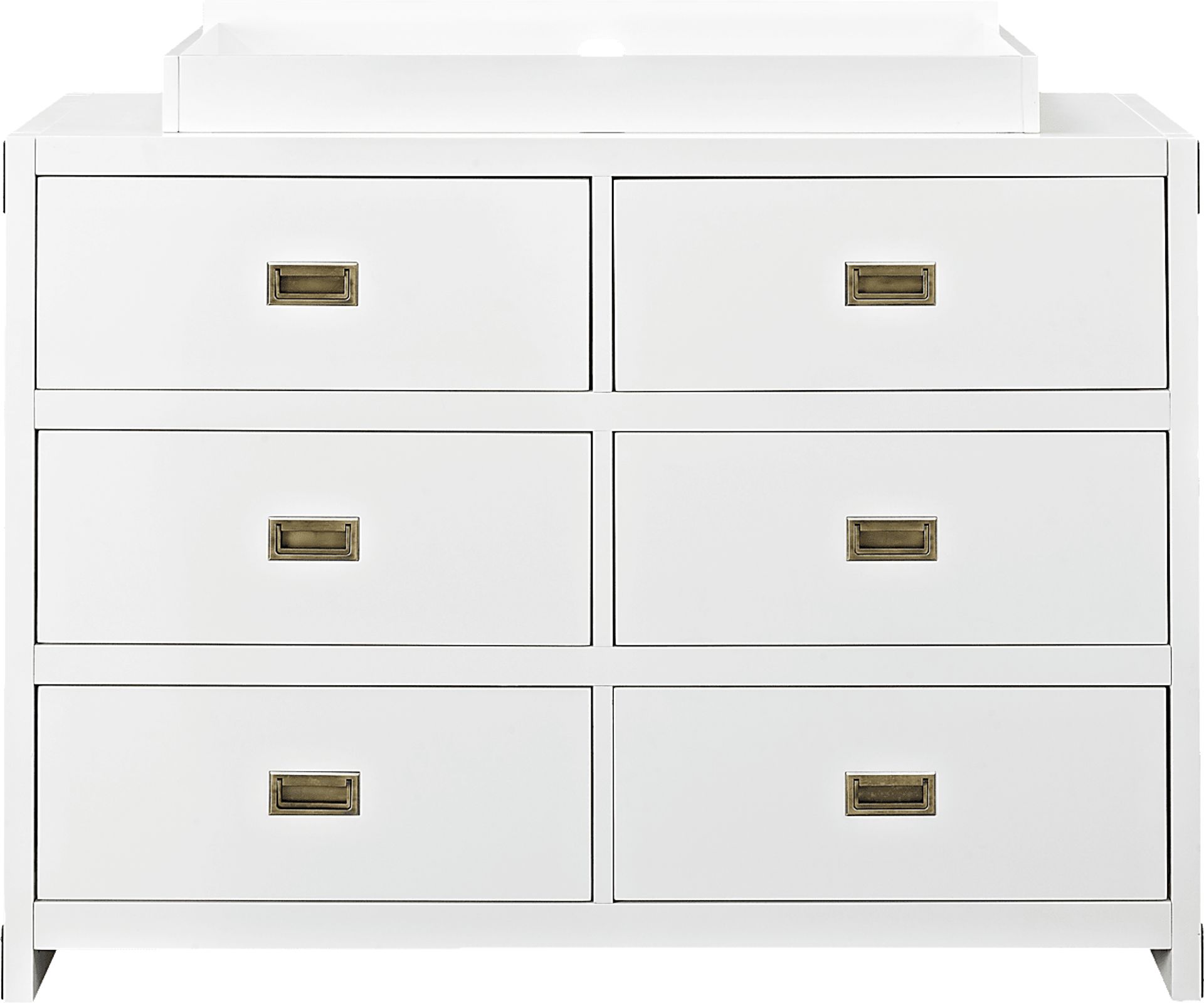 Kiernan White Dresser and Topper Set - Image 2
